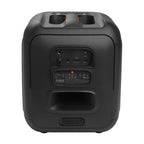 JBL Partybox Encore Essential Portable party speaker with powerful 100W sound, built-in dynamic light show, and splash proof design.