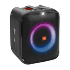 JBL Partybox Encore Essential Portable party speaker with powerful 100W sound, built-in dynamic light show, and splash proof design.