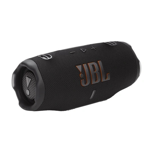 JBL Charge 6 Portable waterproof and drop-proof speaker with bold JBL Pro sound and a removable handle strap.