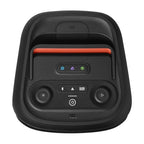 JBL PartyBox Club 120 Portable party speaker with powerful JBL Pro Sound, a thrilling lightshow, splashproof, foldable handle and replaceable battery
