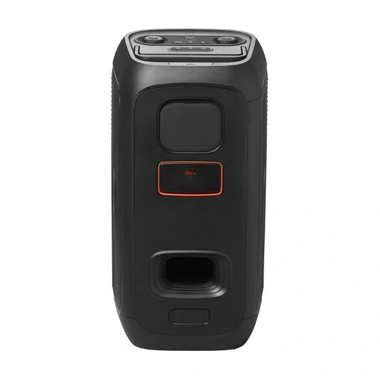 JBL PartyBox Club 120 Portable party speaker with powerful JBL Pro Sound, a thrilling lightshow, splashproof, foldable handle and replaceable battery