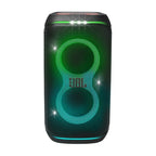 JBL PartyBox Club 120 Portable party speaker with powerful JBL Pro Sound, a thrilling lightshow, splashproof, foldable handle and replaceable battery