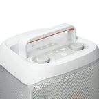 JBL PartyBox Club 120 Portable party speaker with powerful JBL Pro Sound, a thrilling lightshow, splashproof, foldable handle and replaceable battery