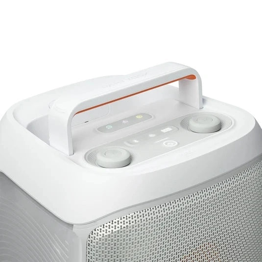 JBL PartyBox Club 120 Portable party speaker with powerful JBL Pro Sound, a thrilling lightshow, splashproof, foldable handle and replaceable battery