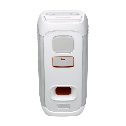 JBL PartyBox Club 120 Portable party speaker with powerful JBL Pro Sound, a thrilling lightshow, splashproof, foldable handle and replaceable battery
