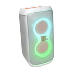 JBL PartyBox Club 120 Portable party speaker with powerful JBL Pro Sound, a thrilling lightshow, splashproof, foldable handle and replaceable battery