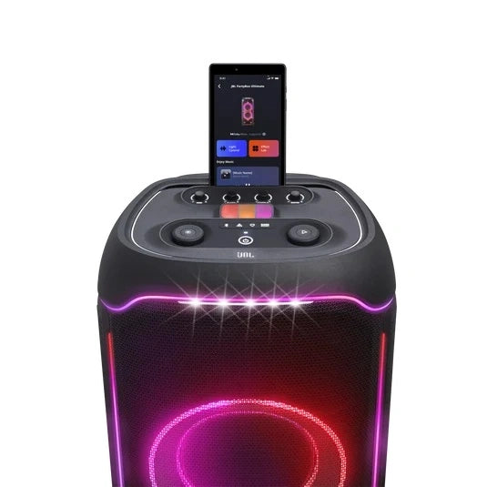 JBL PartyBox Ultimate The JBL PartyBox Ultimate is a huge, powerful party speaker