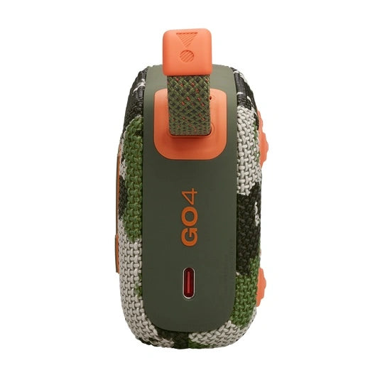 JBL Go 4 An ultra-portable Bluetooth speaker with big JBL Pro Sound, punchy bass, and bold styling.