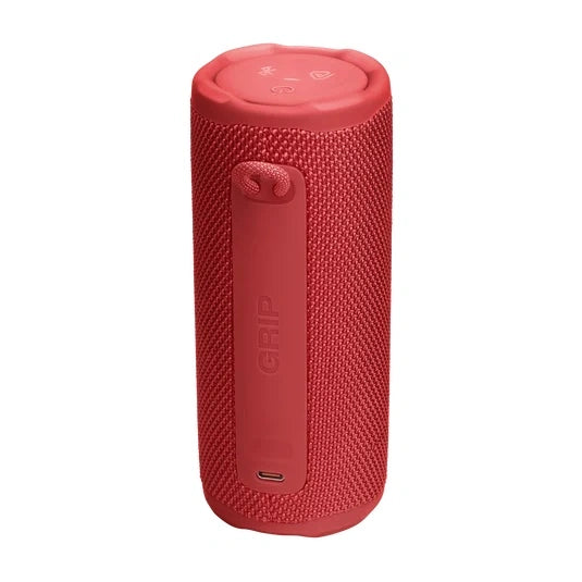 JBL Grip Compact portable Bluetooth speaker with bold JBL Pro Sound and ambient light.