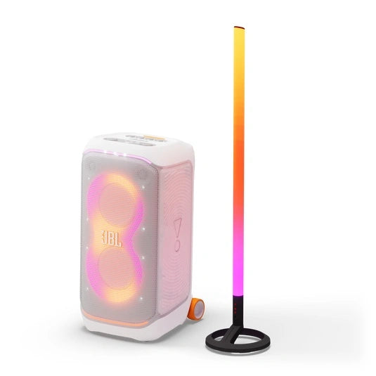 JBL PartyBox Stage 320 + PartyLight Stick Bundle (White)