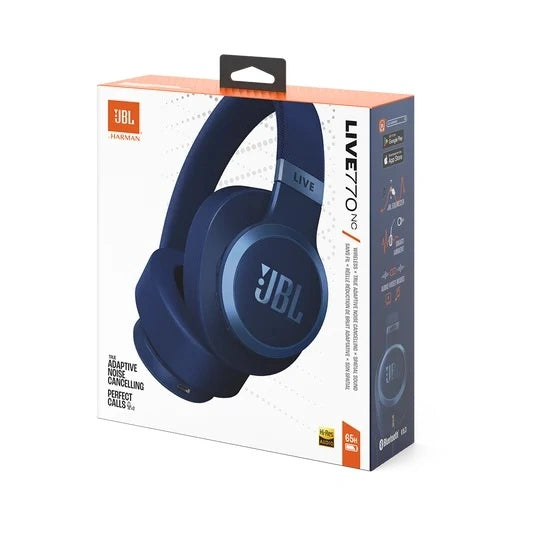 JBL Live 770NC Wireless Over-Ear Headphones with True Adaptive Noise Cancelling