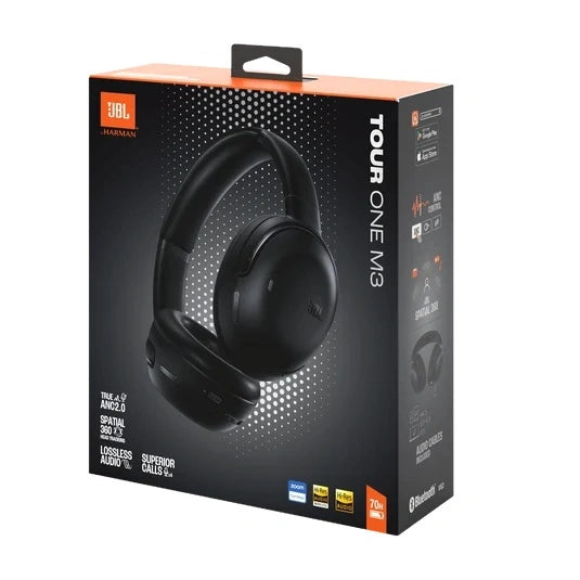 JBL Tour One M3 Premium wireless over-ear Noise Cancelling headphones with Hi-Res Audio and legendary JBL pro sound