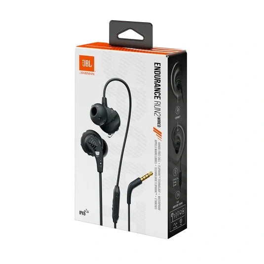 JBL Endurance Run 2 Wired Waterproof Wired Sports In-Ear Headphones