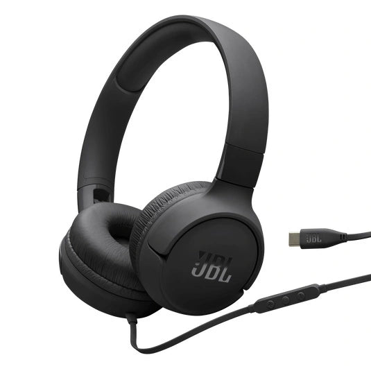 JBL Tune 520C USB-C Wired on-ear headphones with Hi-Res Audio support