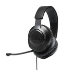 JBL Quantum 100 Wired over-ear gaming headset with flip-up mic