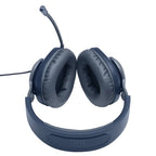 JBL Quantum 100 Wired over-ear gaming headset with flip-up mic