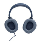 JBL Quantum 100 Wired over-ear gaming headset with flip-up mic