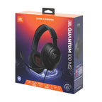 JBL Quantum 100M2 Wired over-ear gaming headset with omnidirectional