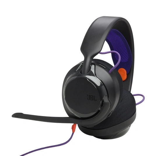 JBL Quantum 250 Wired multiplatform gaming headset customizable through the JBL QuantumENGINE