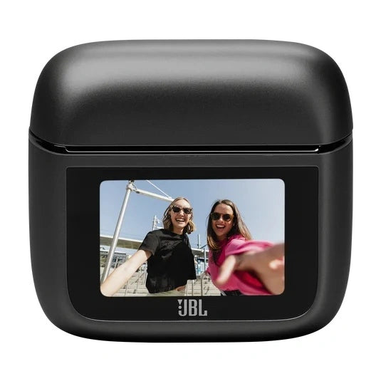 JBL Tour Pro 3 True Adaptive Noise Cancelling earbuds with JBL Spatial 360 headtracking and an audio transmitter Smart Charging Case™