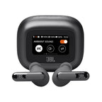 JBL Live Beam 3 True wireless noise-cancelling earbuds with stick-closed design and Smart Charging Case™