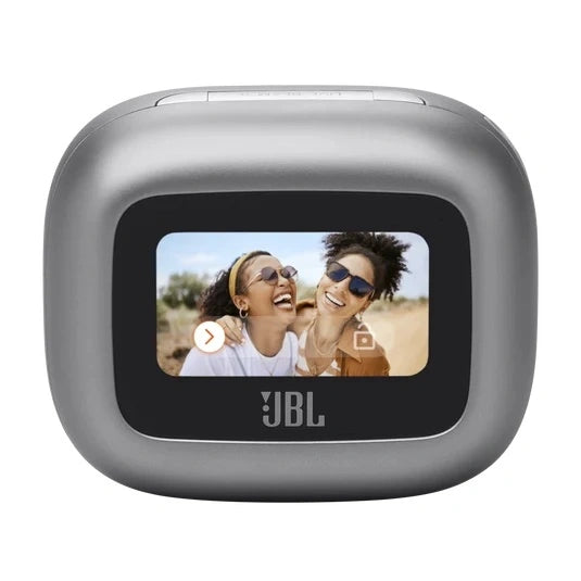 JBL Live Beam 3 True wireless noise-cancelling earbuds with stick-closed design and Smart Charging Case™
