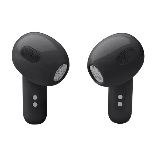 JBL Live Flex 3 True wireless noise-cancelling earbuds with open-stick design and Smart Charging Case™