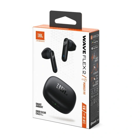 JBL Wave Flex 2 True Wireless Earbuds with JBL Pure Bass Sound and Smart Ambient technology