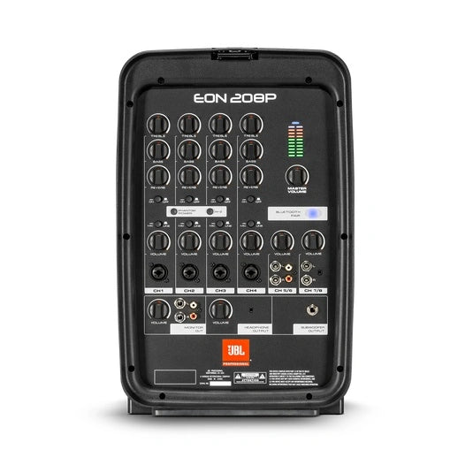 JBL EON208P Portable 20.32cm 2-Way PA with Powered 8-Channel Mixer and Bluetooth