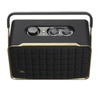 JBL Authentics 300 Portable smart home speaker with Wi-Fi, Bluetooth and voice assistants with retro design.