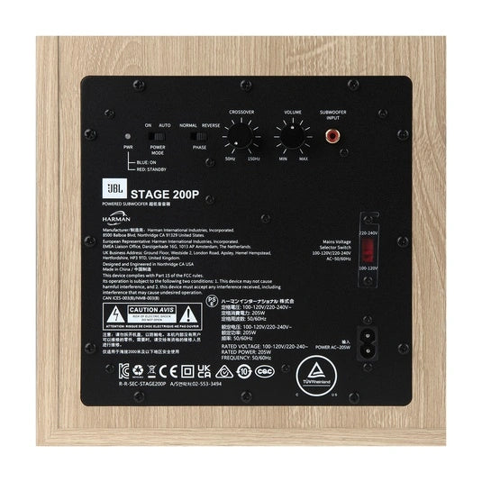 JBL Stage 200P Stage 200P 10-inch (250mm) 300W Powered Subwoofer