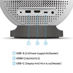BenQ GV50 | 1080p 500lm Laser Portable Projector for Bedside Ceiling Projection with Google TV