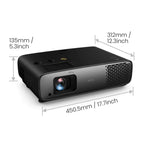 BenQ W4100i | 4K HDR LED Smart Projector with 100% DCI-P3 & AI Cinema