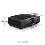 BenQ W2720i | 4K 2500lm LED Home Theater Projector with Delta E<3 Color Accuracy and AI Enhanced Picture