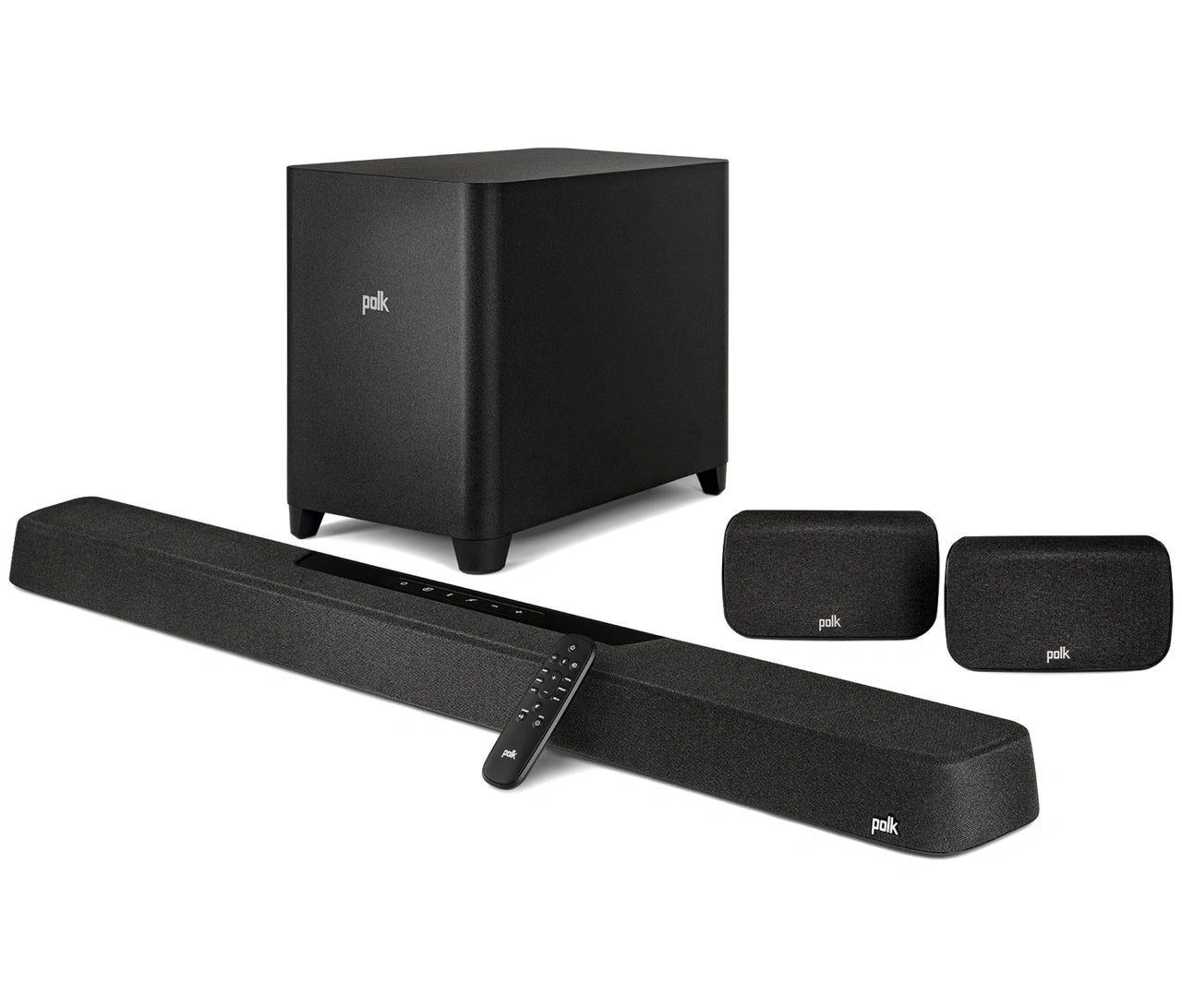 Polk MagniFi Max AX SR Flagship 7.1.2 Dolby Atmos / DTS:X Sound Bar System with STEREO/DIMENSIONAL ARRAY®