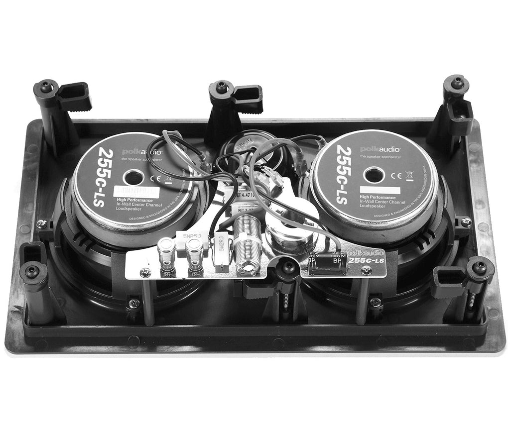 Polk 255C-LS High-Quality In-Wall Center Channel Speaker with 5.25" Drivers