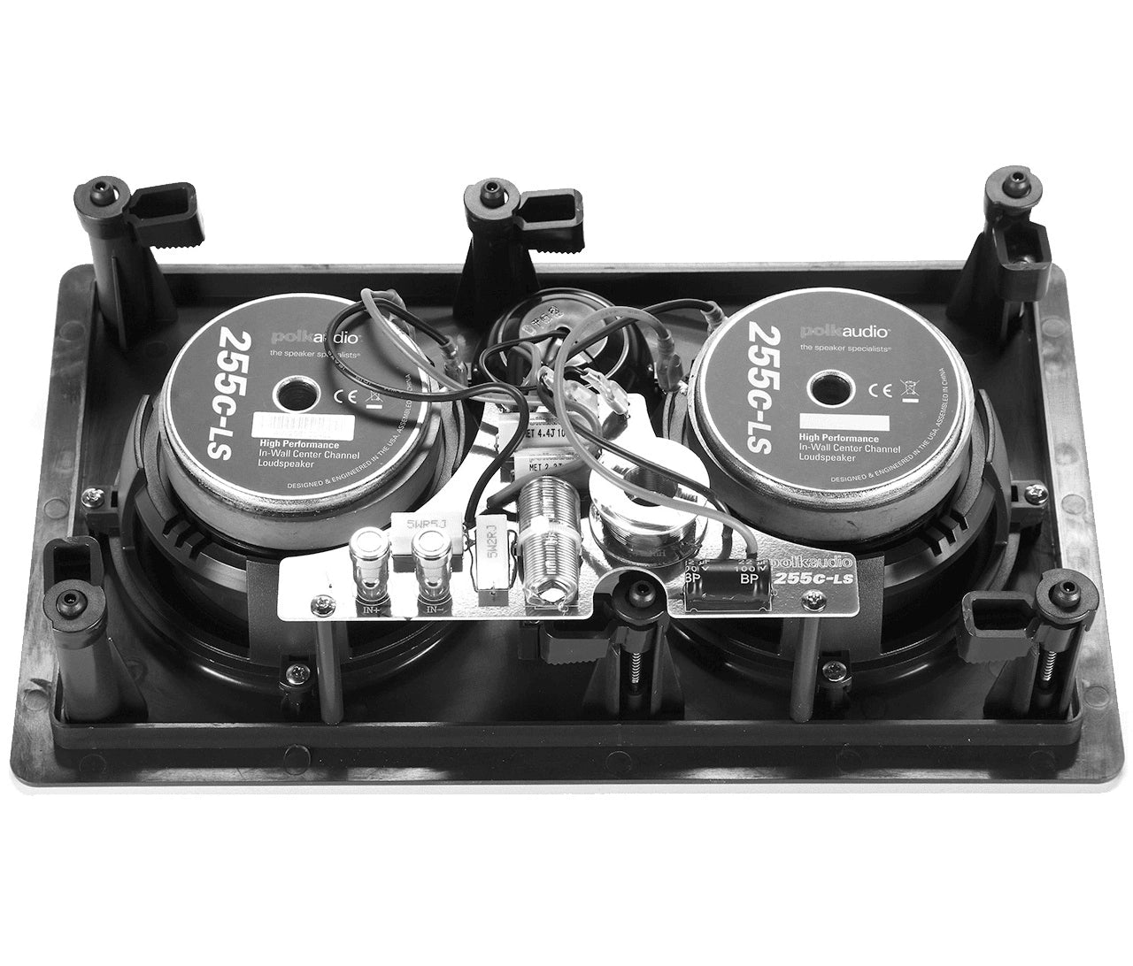 Polk 255C-LS High-Quality In-Wall Center Channel Speaker with 5.25" Drivers