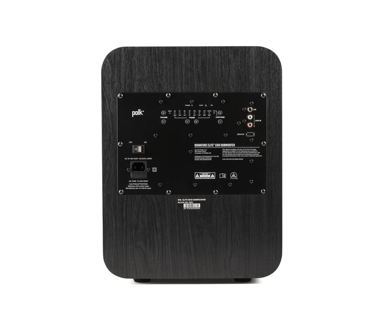 Polk Signature Elite ES10 Subwoofer 10” Signature Elite Subwoofer