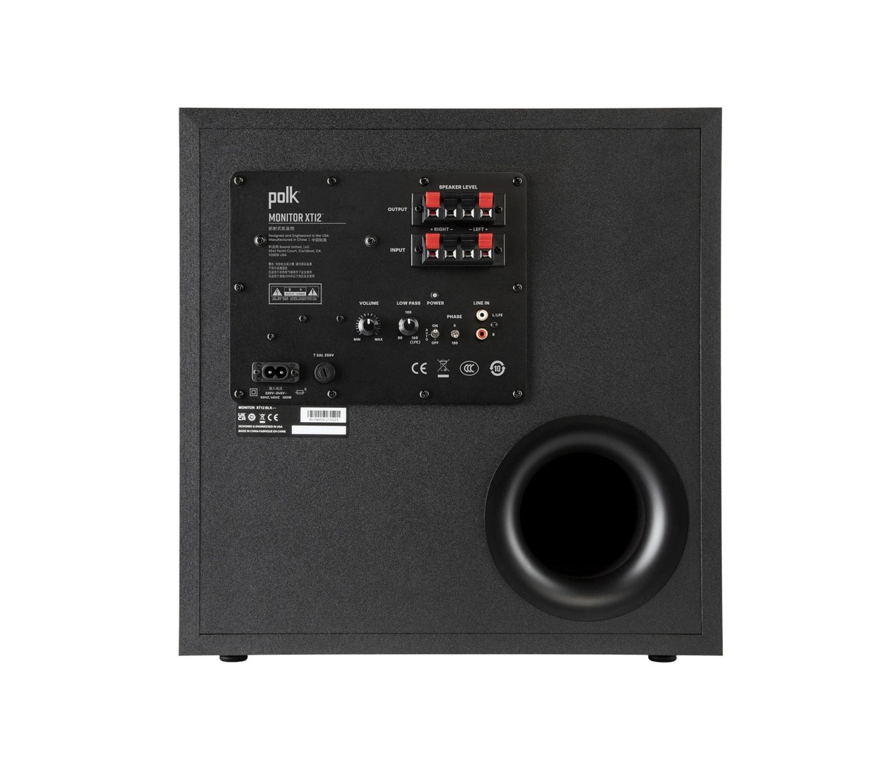 Polk Monitor XT12 High-Performance 12" Subwoofer