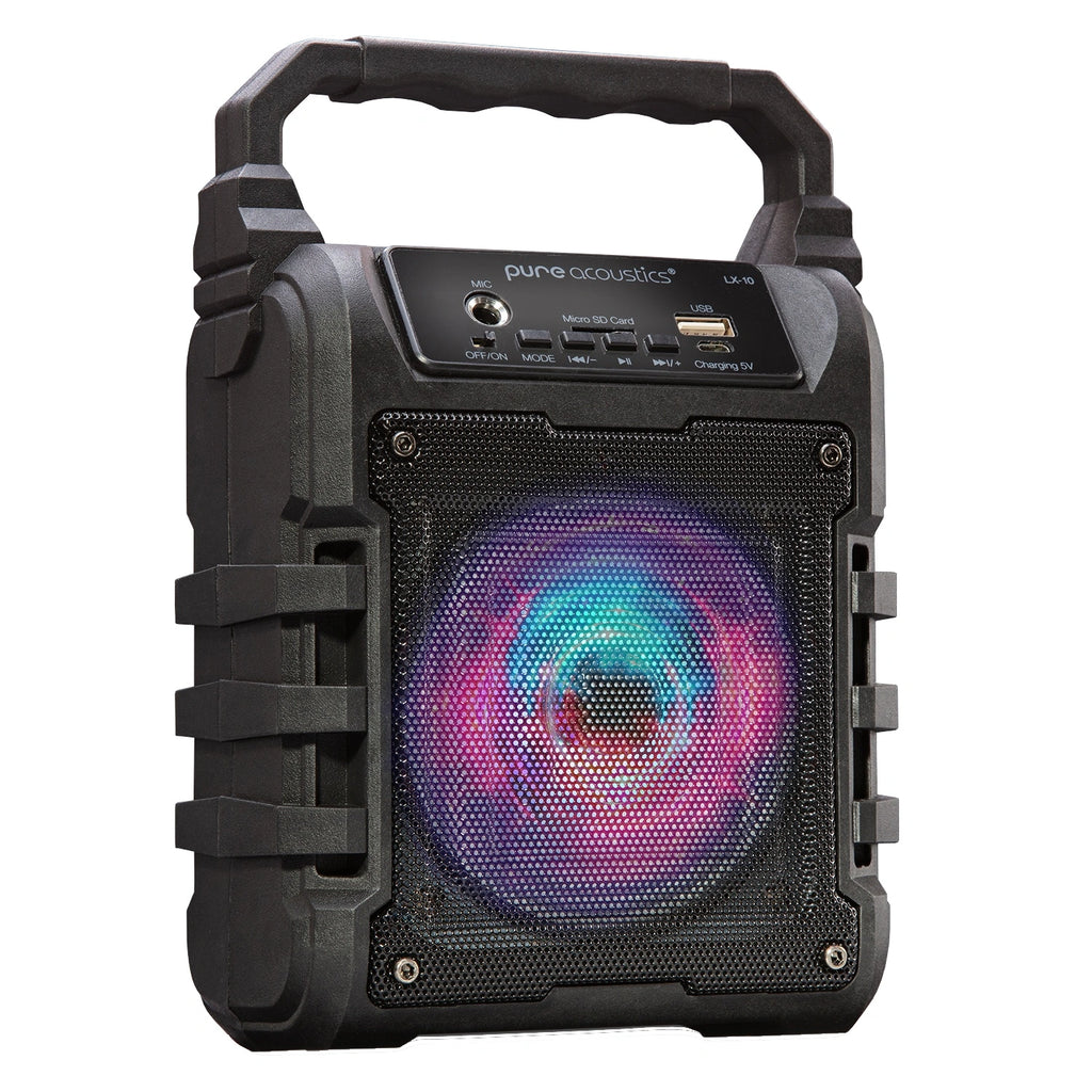 Pure Acoustic LX-10 Portable Bluetooth Karaoke Speaker