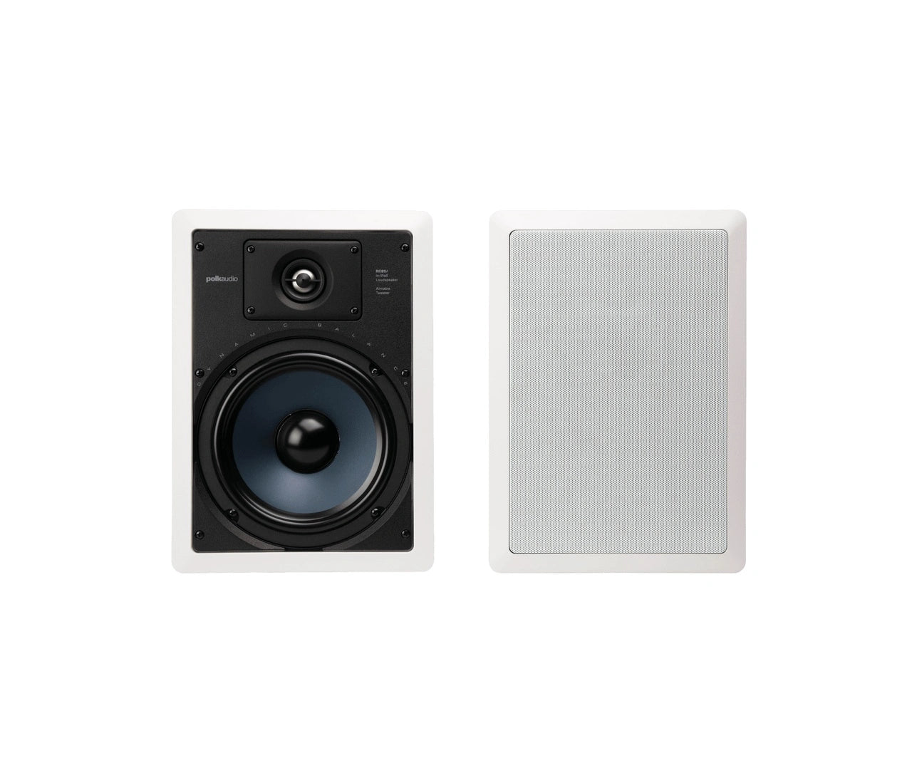 Polk RC85i High-Quality In-Wall Speaker with 8" Drivers