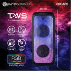 Pure Acoustic ESCAPE Portable Party Speaker