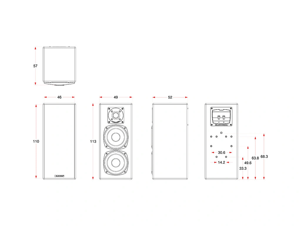 Miller & Kreisel® LCR950 Speaker