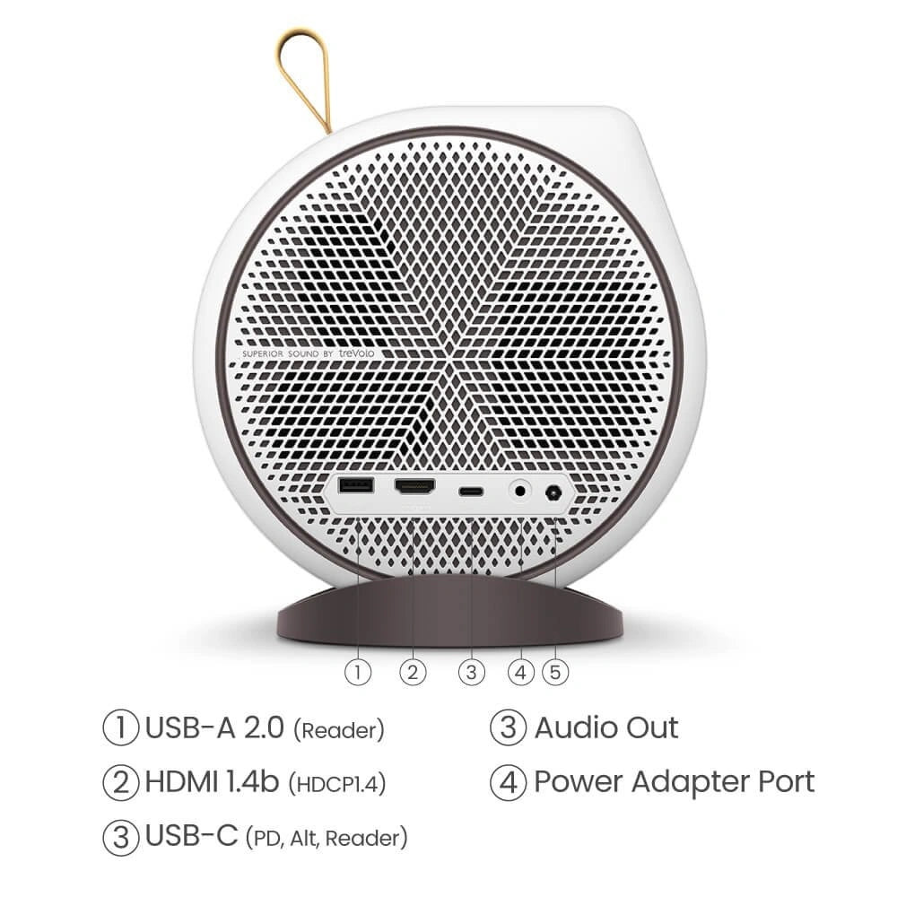 BenQ GV31 | 1080p Portable Smart Projector with Extra Bass & Wireless Speaker Mode
