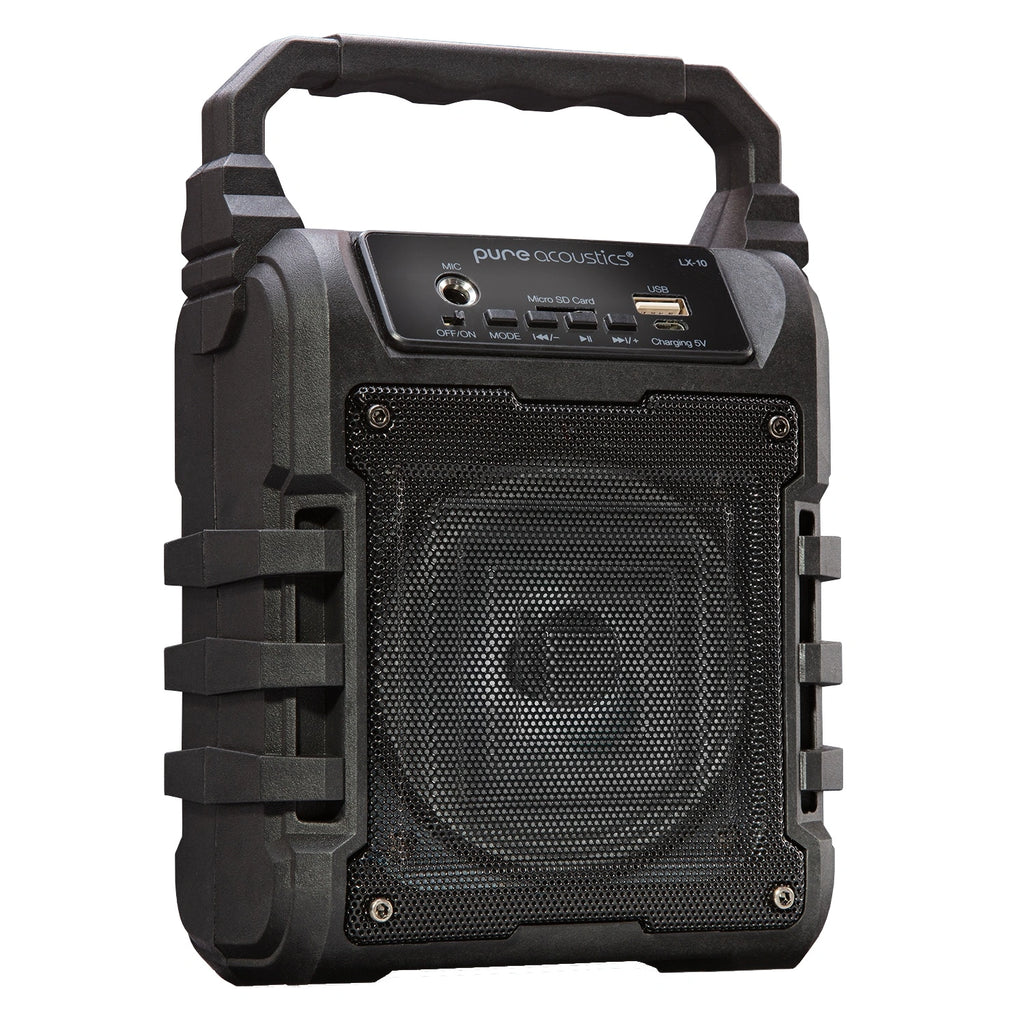 Pure Acoustic LX-10 Portable Bluetooth Karaoke Speaker