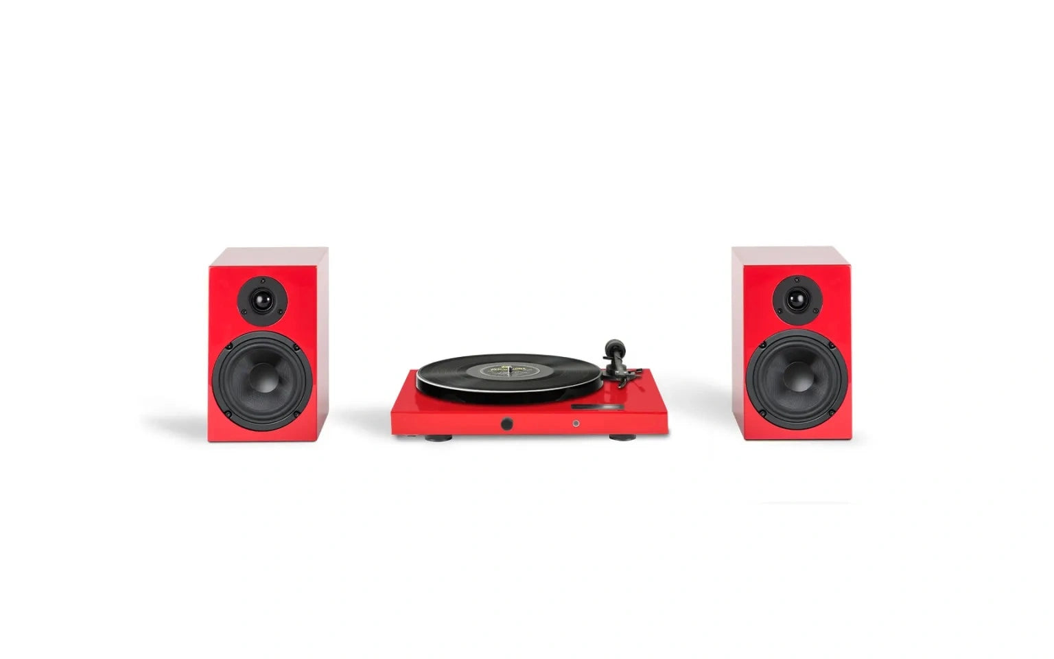 Pro-Ject Juke Box E1 HiFi Set Audiophile turntable system with speakers