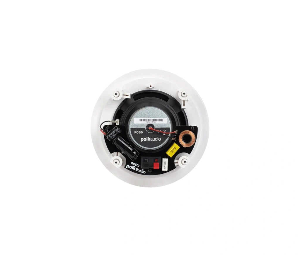 Polk RC60i High-Quality In-Wall Speakers with 6" Drivers