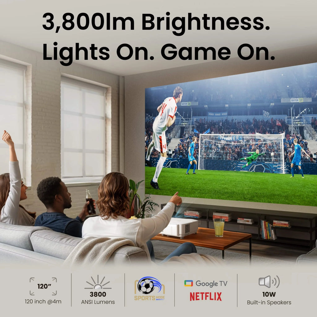 BenQ TH575i | 1080p 3,800lm High Brightness Home Projector with Google TV up to 120”