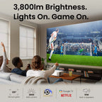 BenQ TH575i | 1080p 3,800lm High Brightness Home Projector with Google TV up to 120”