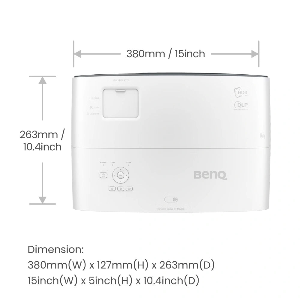 BenQ TK860i | 4K HDR 3300lm Home Theater Projector with Android TV